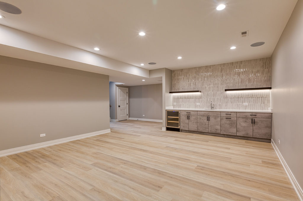 Finished Basement Costs For Kitchenette and Large Living Room 